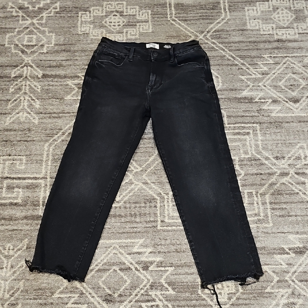 Kensie Allie High Rise Straight Crop